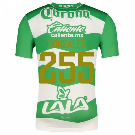 Kandiny Férfi Valente González #255 Zöld Hazai Jersey 2023/24 Mez Póló Ing