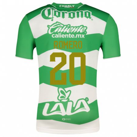 Kandiny Férfi Lia Romero #20 Zöld Hazai Jersey 2023/24 Mez Póló Ing