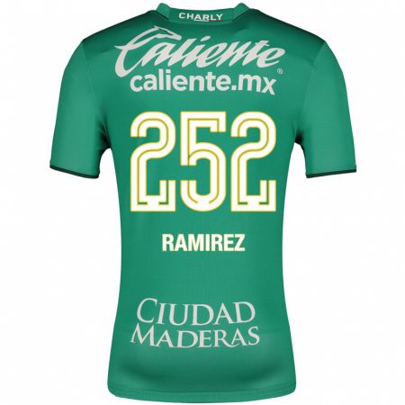 Kandiny Férfi Luis Ramírez #252 Zöld Hazai Jersey 2023/24 Mez Póló Ing