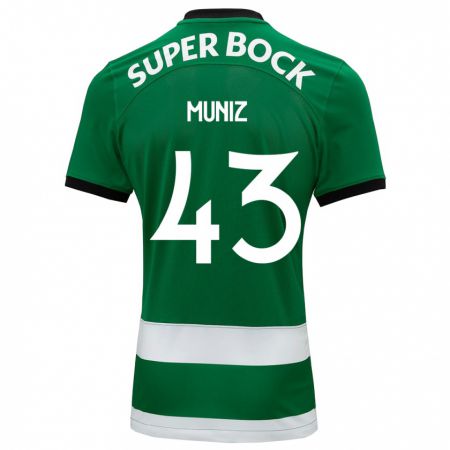 Kandiny Férfi João Muniz #43 Zöld Hazai Jersey 2023/24 Mez Póló Ing