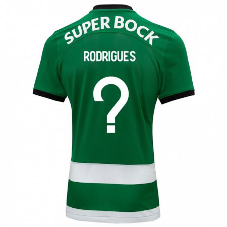 Kandiny Férfi João Rodrigues #0 Zöld Hazai Jersey 2023/24 Mez Póló Ing