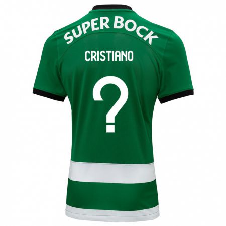Kandiny Férfi José Cristiano #0 Zöld Hazai Jersey 2023/24 Mez Póló Ing