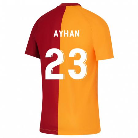 Kandiny Férfi Kaan Ayhan #23 Narancs Hazai Jersey 2023/24 Mez Póló Ing