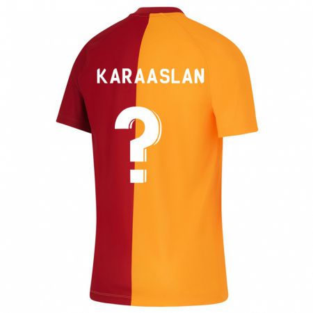 Kandiny Férfi Ahmet Kerem Karaaslan #0 Narancs Hazai Jersey 2023/24 Mez Póló Ing