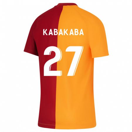 Kandiny Férfi Naomie Kabakaba #27 Narancs Hazai Jersey 2023/24 Mez Póló Ing