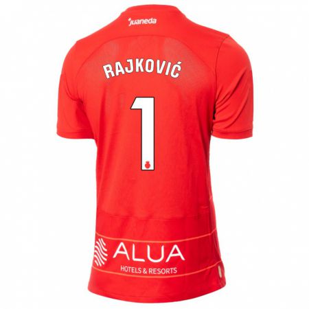 Kandiny Férfi Predrag Rajkovic #1 Piros Hazai Jersey 2023/24 Mez Póló Ing