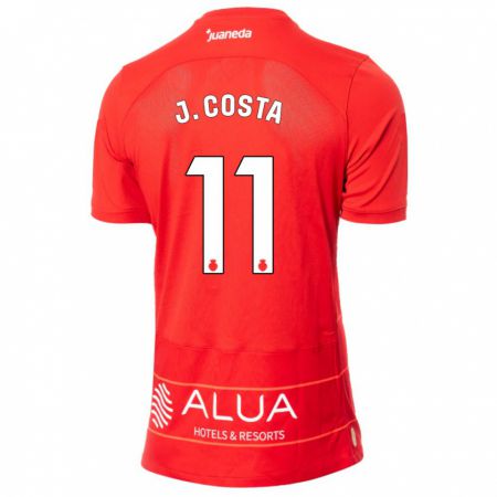 Kandiny Férfi Jaume Costa #11 Piros Hazai Jersey 2023/24 Mez Póló Ing