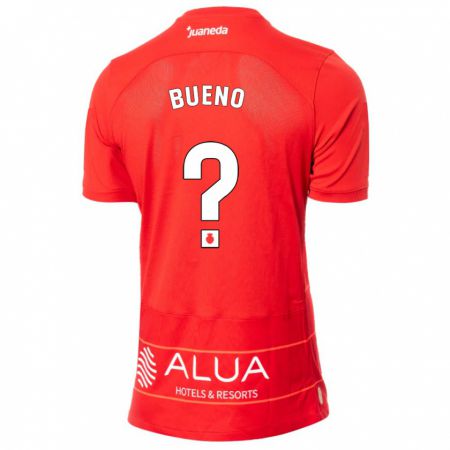Kandiny Férfi Antonio Bueno #0 Piros Hazai Jersey 2023/24 Mez Póló Ing