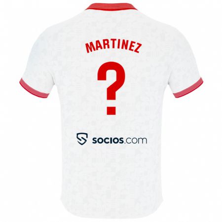 Kandiny Férfi Mario Martínez #0 Fehér Hazai Jersey 2023/24 Mez Póló Ing
