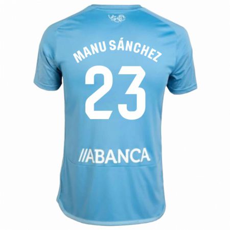 Kandiny Férfi Manu Sánchez #23 Kék Hazai Jersey 2023/24 Mez Póló Ing