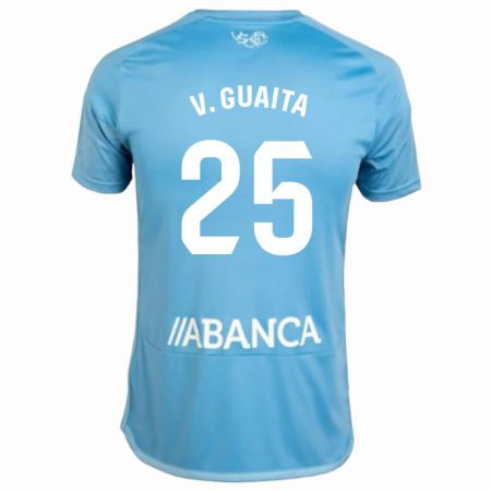 Kandiny Férfi Vicente Guaita #25 Kék Hazai Jersey 2023/24 Mez Póló Ing