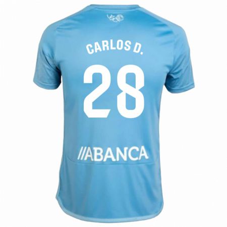 Kandiny Férfi Carlos Domínguez #28 Kék Hazai Jersey 2023/24 Mez Póló Ing