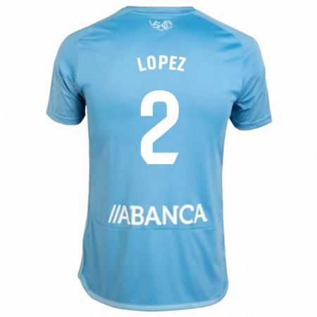 Kandiny Férfi Iván López #2 Kék Hazai Jersey 2023/24 Mez Póló Ing