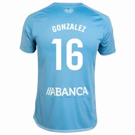 Kandiny Férfi Dani González #16 Kék Hazai Jersey 2023/24 Mez Póló Ing