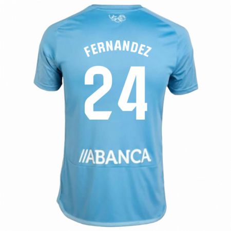 Kandiny Férfi César Fernández #24 Kék Hazai Jersey 2023/24 Mez Póló Ing