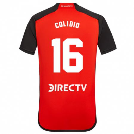 Kandiny Férfi Facundo Colidio #16 Piros Idegenbeli Jersey 2023/24 Mez Póló Ing