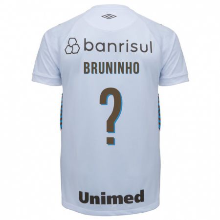 Kandiny Férfi Bruninho #0 Fehér Idegenbeli Jersey 2023/24 Mez Póló Ing