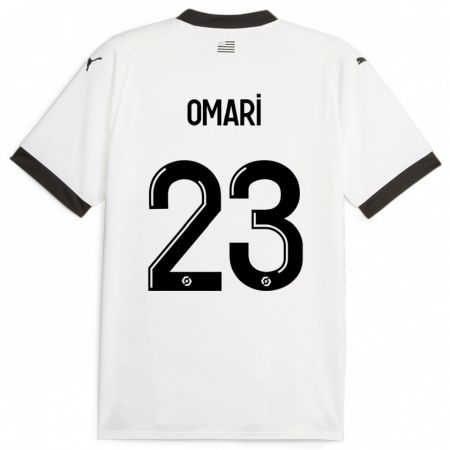 Kandiny Férfi Warmed Omari #23 Fehér Idegenbeli Jersey 2023/24 Mez Póló Ing