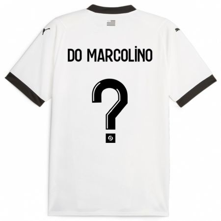 Kandiny Férfi Arsène Do Marcolino #0 Fehér Idegenbeli Jersey 2023/24 Mez Póló Ing