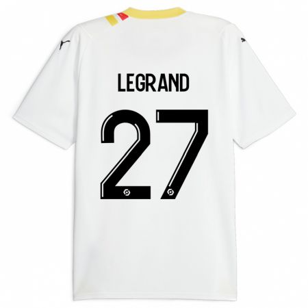 Kandiny Férfi Bérénice Legrand #27 Fekete Idegenbeli Jersey 2023/24 Mez Póló Ing
