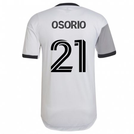 Kandiny Férfi Jonathan Osorio #21 Fehér Idegenbeli Jersey 2023/24 Mez Póló Ing