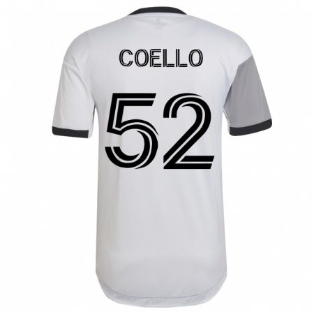 Kandiny Férfi Alonso Coello #52 Fehér Idegenbeli Jersey 2023/24 Mez Póló Ing