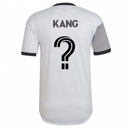 Kandiny Férfi Ethan Kang #0 Fehér Idegenbeli Jersey 2023/24 Mez Póló Ing