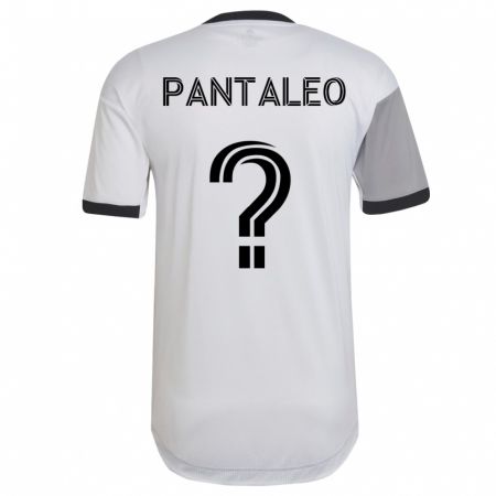 Kandiny Férfi Adamo Pantaleo #0 Fehér Idegenbeli Jersey 2023/24 Mez Póló Ing