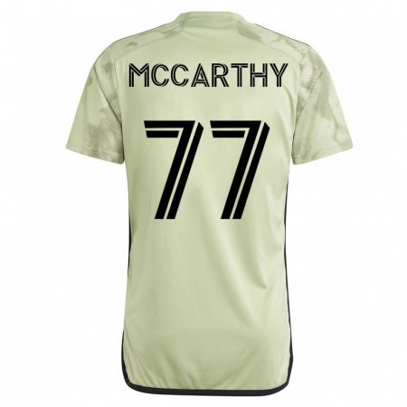Kandiny Férfi John Mccarthy #77 Zöld Idegenbeli Jersey 2023/24 Mez Póló Ing