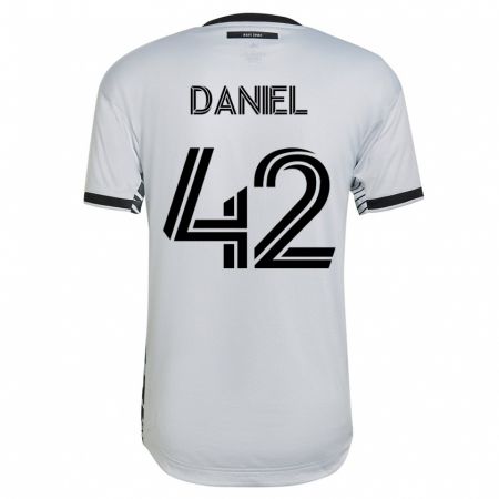 Kandiny Férfi Daniel #42 Fehér Idegenbeli Jersey 2023/24 Mez Póló Ing