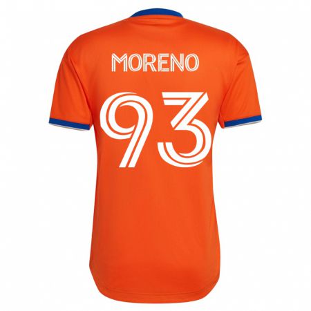 Kandiny Férfi Júnior Moreno #93 Fehér Idegenbeli Jersey 2023/24 Mez Póló Ing
