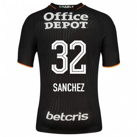 Kandiny Férfi Luis Sánchez #32 Fekete Idegenbeli Jersey 2023/24 Mez Póló Ing