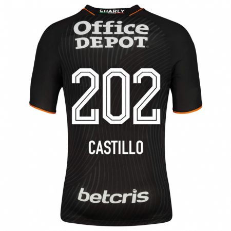 Kandiny Férfi José Castillo #202 Fekete Idegenbeli Jersey 2023/24 Mez Póló Ing