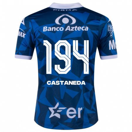 Kandiny Férfi Christian Castañeda #194 Kék Idegenbeli Jersey 2023/24 Mez Póló Ing