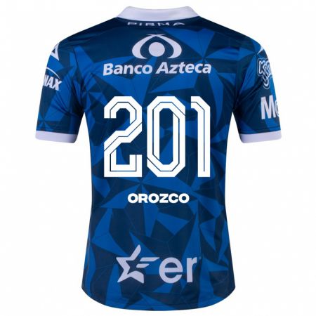 Kandiny Férfi Fabrizzio Orozco #201 Kék Idegenbeli Jersey 2023/24 Mez Póló Ing