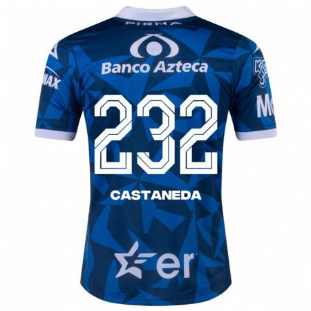 Kandiny Férfi Ángel Castañeda #232 Kék Idegenbeli Jersey 2023/24 Mez Póló Ing