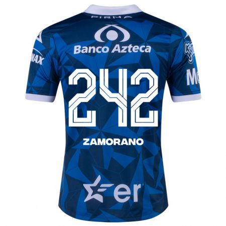Kandiny Férfi Leonardo Zamorano #242 Kék Idegenbeli Jersey 2023/24 Mez Póló Ing