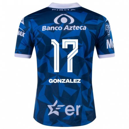 Kandiny Férfi Andrea González #17 Kék Idegenbeli Jersey 2023/24 Mez Póló Ing