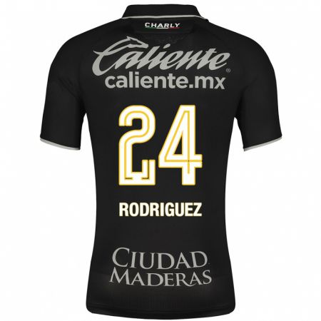 Kandiny Férfi Osvaldo Rodríguez #24 Fekete Idegenbeli Jersey 2023/24 Mez Póló Ing