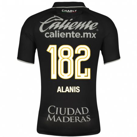 Kandiny Férfi Alejandro Alanís #182 Fekete Idegenbeli Jersey 2023/24 Mez Póló Ing