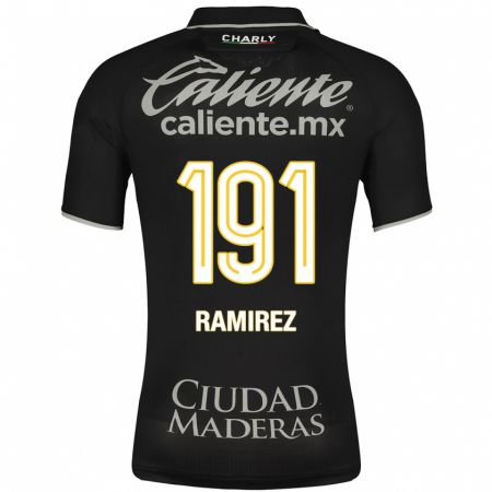 Kandiny Férfi Ian Ramírez #191 Fekete Idegenbeli Jersey 2023/24 Mez Póló Ing