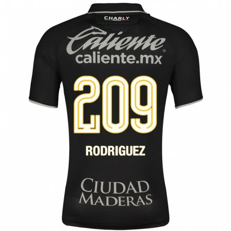 Kandiny Férfi Víctor Rodríguez #209 Fekete Idegenbeli Jersey 2023/24 Mez Póló Ing