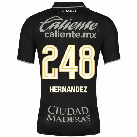 Kandiny Férfi Fernando Hernández #248 Fekete Idegenbeli Jersey 2023/24 Mez Póló Ing