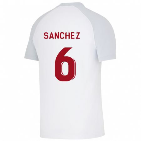 Kandiny Férfi Davinson Sánchez #6 Fehér Idegenbeli Jersey 2023/24 Mez Póló Ing