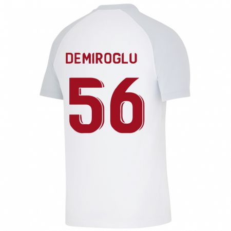 Kandiny Férfi Baran Demiroğlu #56 Fehér Idegenbeli Jersey 2023/24 Mez Póló Ing