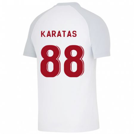 Kandiny Férfi Kazımcan Karataş #88 Fehér Idegenbeli Jersey 2023/24 Mez Póló Ing