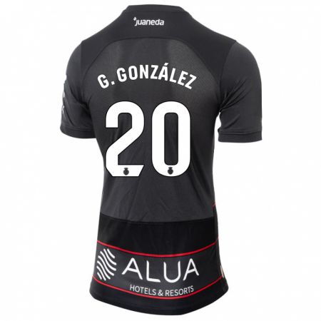 Kandiny Férfi Giovanni González #20 Fekete Idegenbeli Jersey 2023/24 Mez Póló Ing