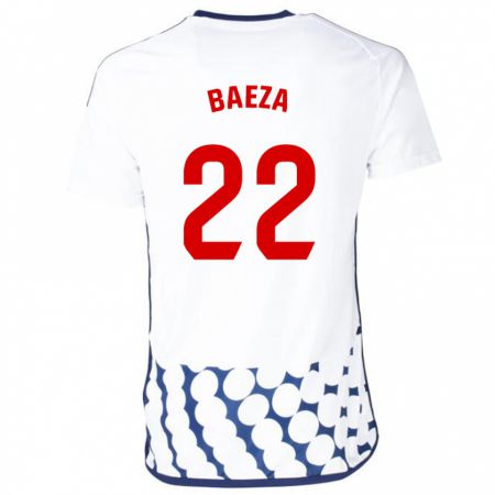 Kandiny Férfi Miguel Baeza #22 Fehér Idegenbeli Jersey 2023/24 Mez Póló Ing
