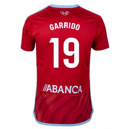 Kandiny Férfi Manu Garrido #19 Piros Idegenbeli Jersey 2023/24 Mez Póló Ing