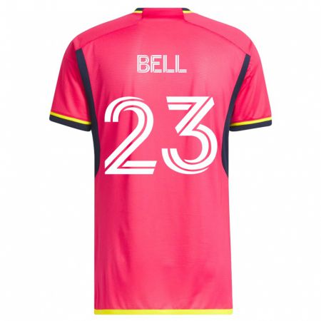 Kandiny Női Jon Bell #23 Rózsaszín Hazai Jersey 2023/24 Mez Póló Ing